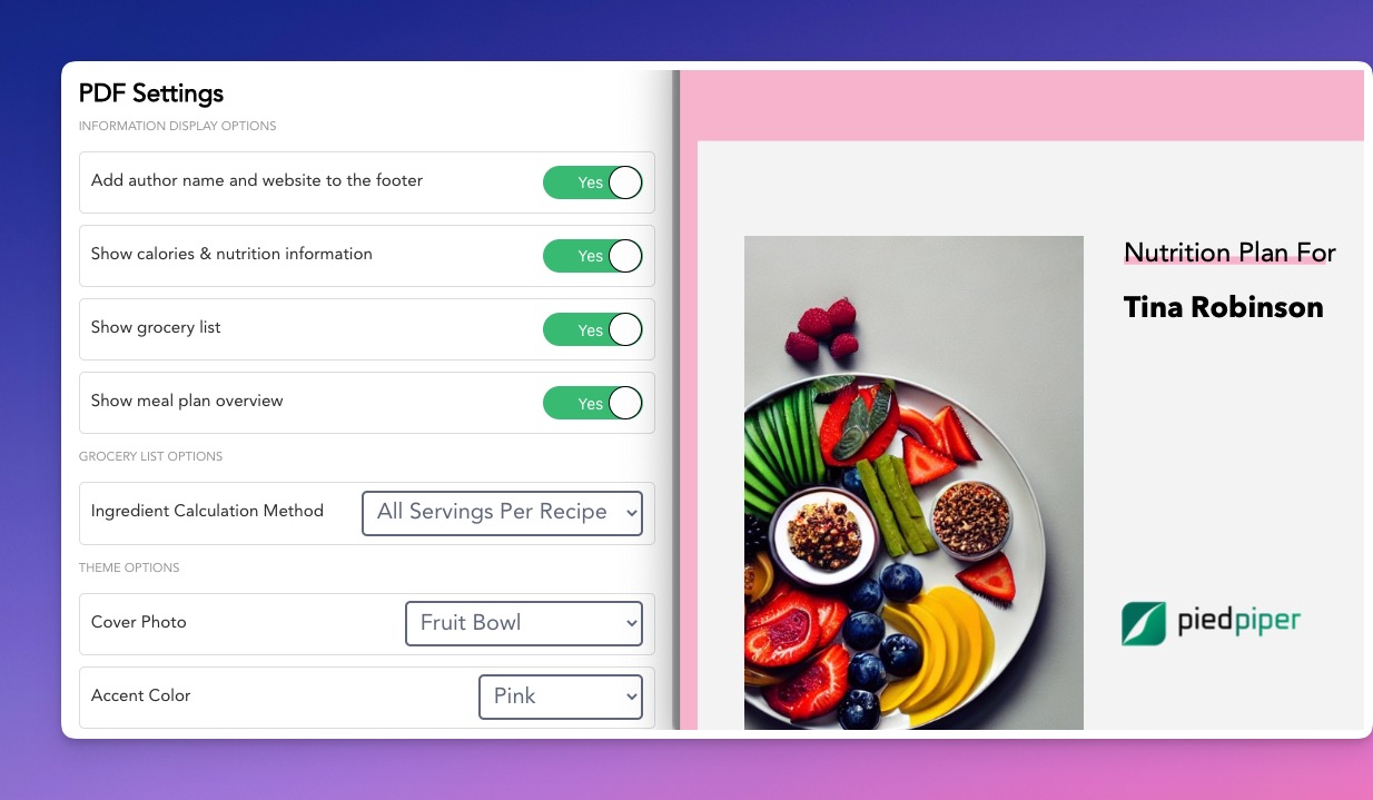 share plans with clients